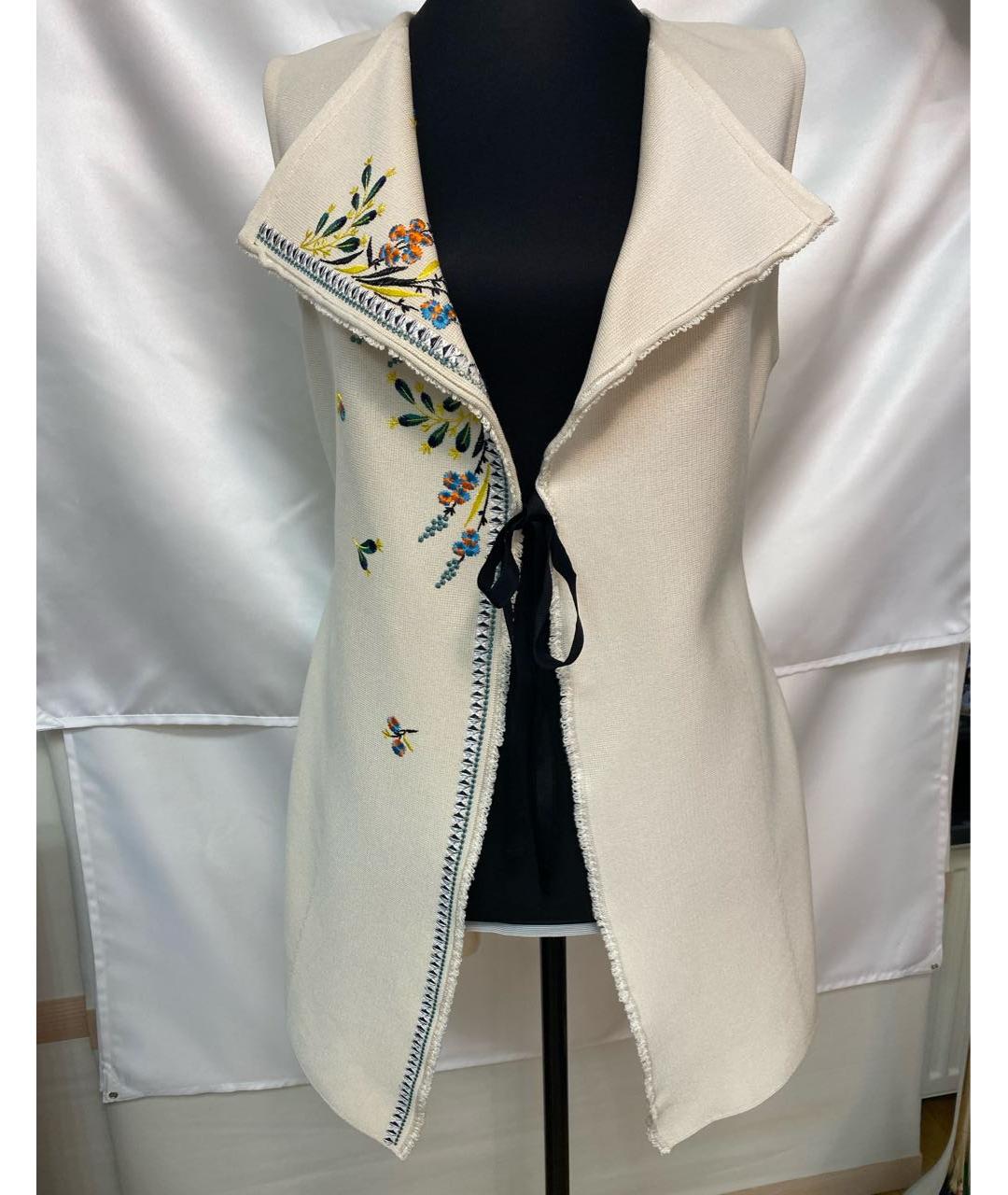 CHRISTIAN DIOR Белый жилет, фото 9