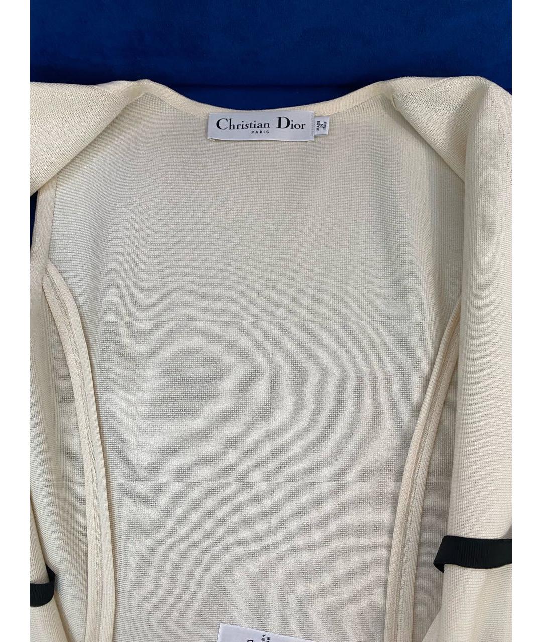 CHRISTIAN DIOR Белый жилет, фото 3