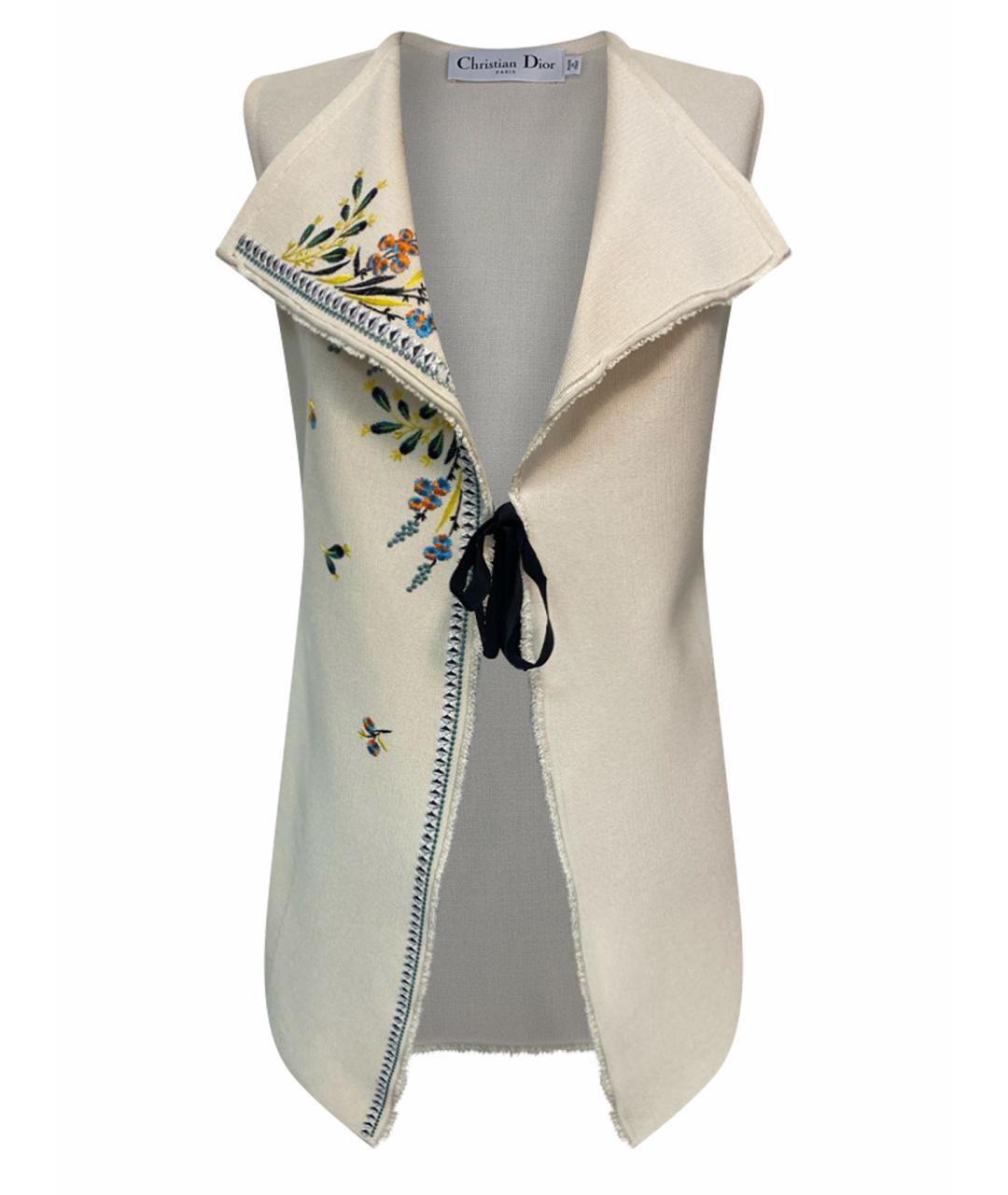 CHRISTIAN DIOR Белый жилет, фото 1