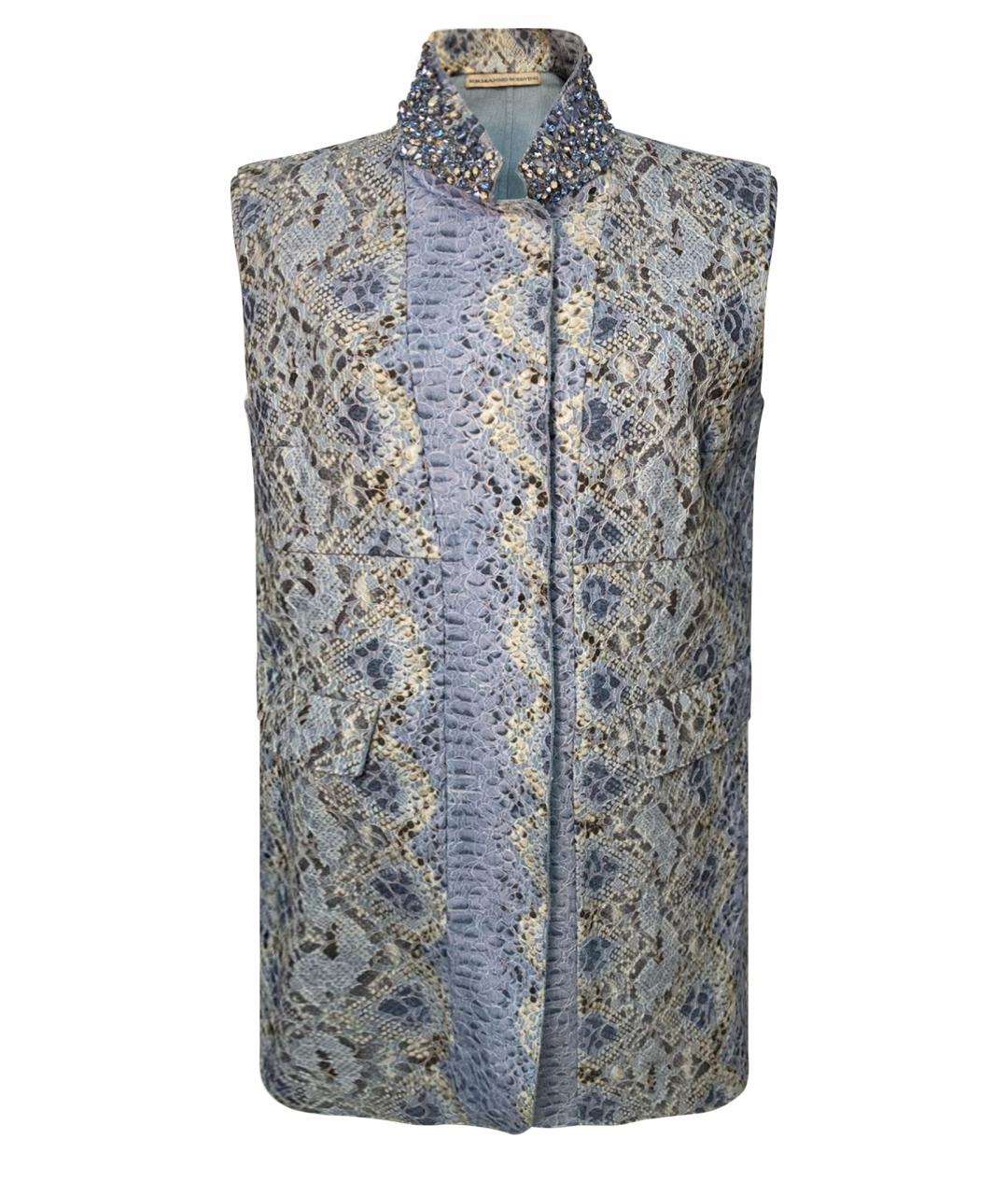 ERMANNO SCERVINO Голубое кружевное вечернее платье, фото 1