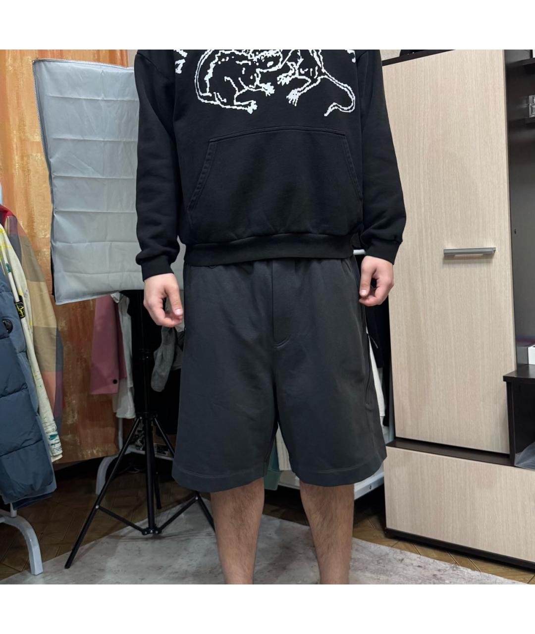 Y-3 Антрацитовые шорты, фото 8