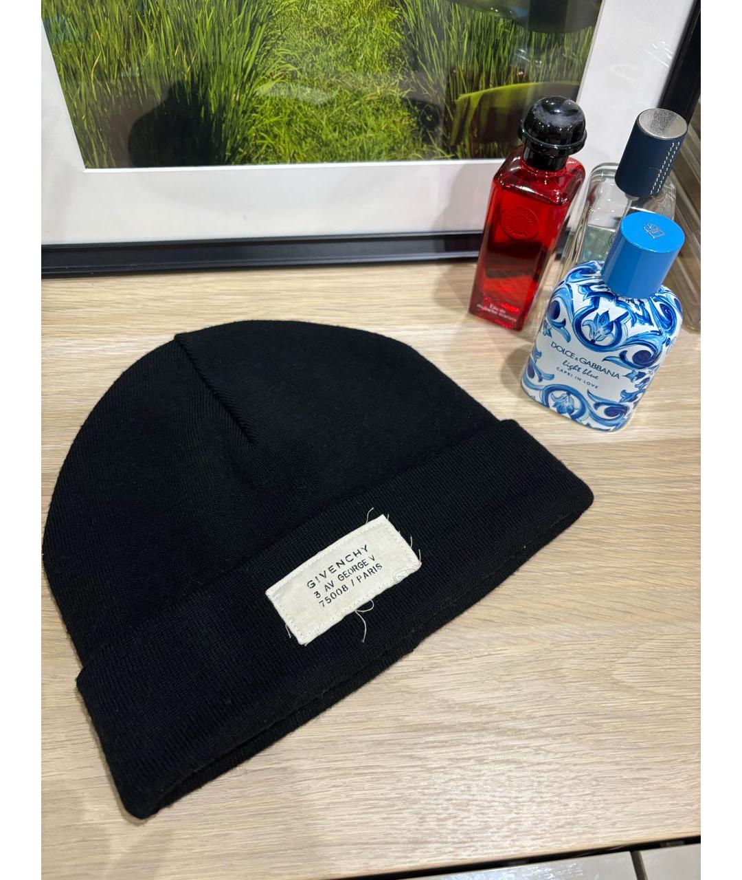 GIVENCHY Черная шерстяная шапка, фото 4