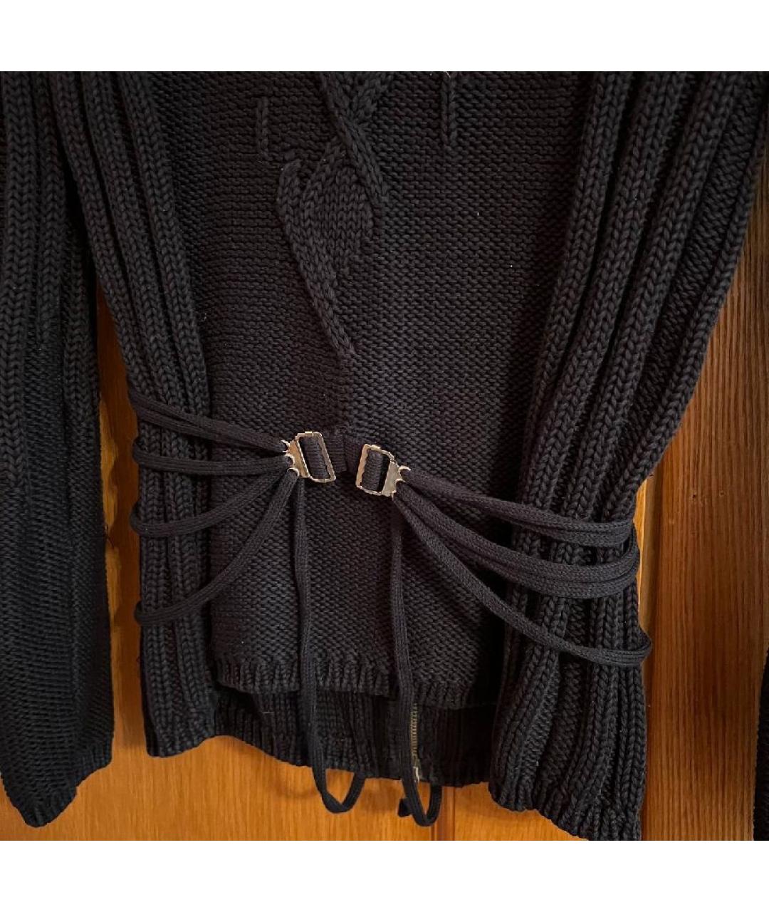 JEAN PAUL GAULTIER Темно-синий шерстяной кардиган, фото 6