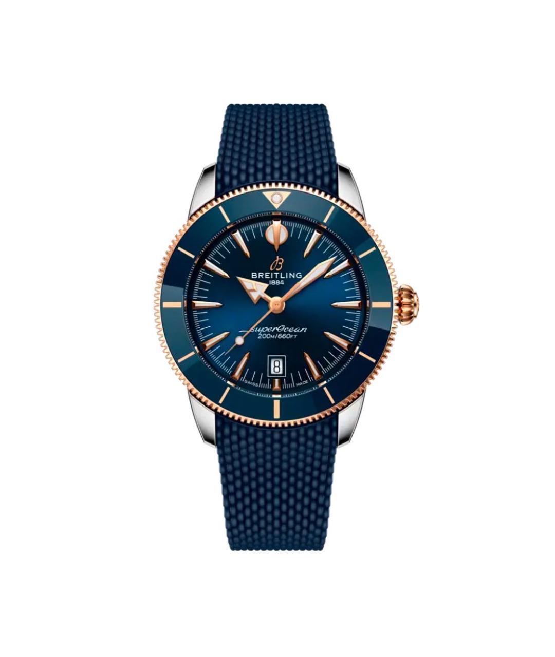 BREITLING SUPEROCEAN Синие металлические часы, фото 1