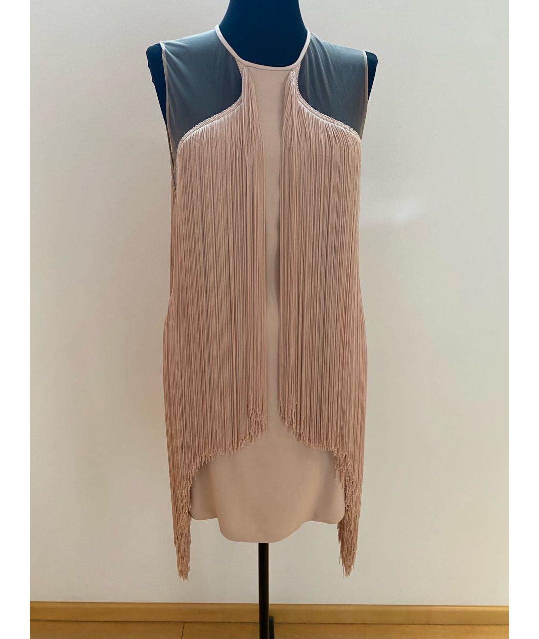 STELLA MCCARTNEY Розовое хлопко-эластановое вечернее платье, фото 9