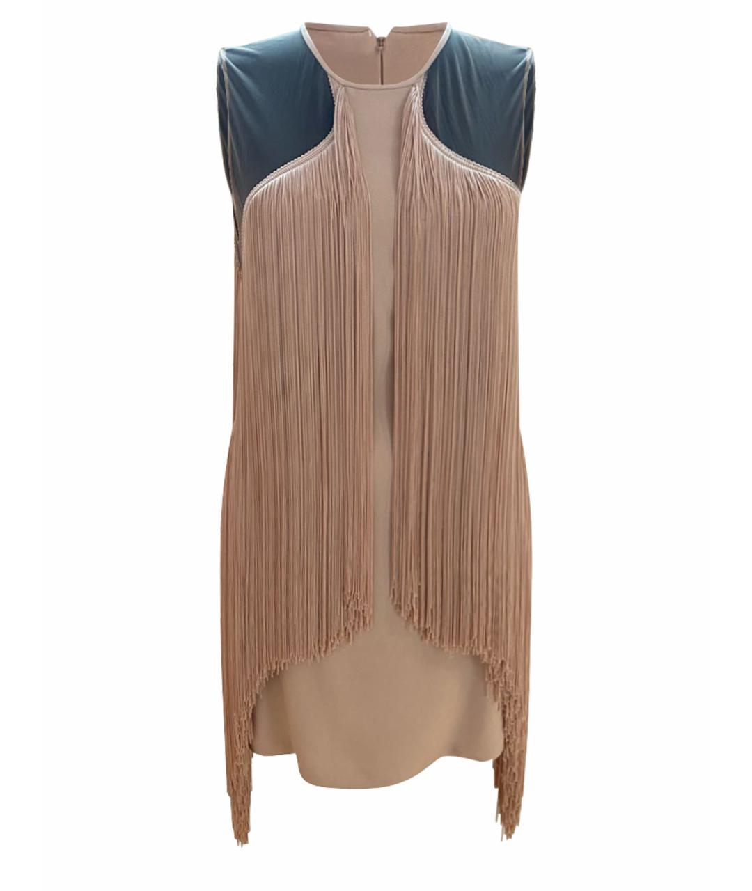 STELLA MCCARTNEY Розовое хлопко-эластановое вечернее платье, фото 1