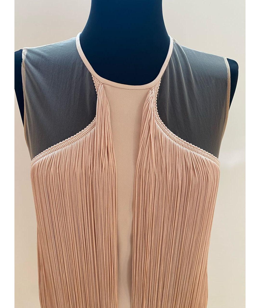 STELLA MCCARTNEY Розовое хлопко-эластановое вечернее платье, фото 4