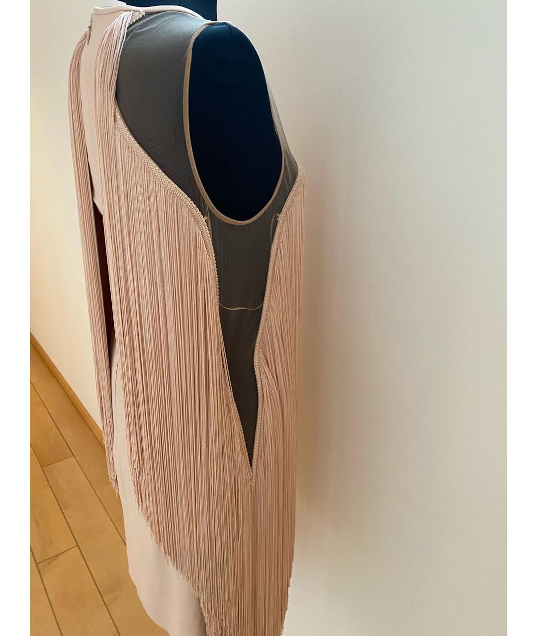 STELLA MCCARTNEY Розовое хлопко-эластановое вечернее платье, фото 8