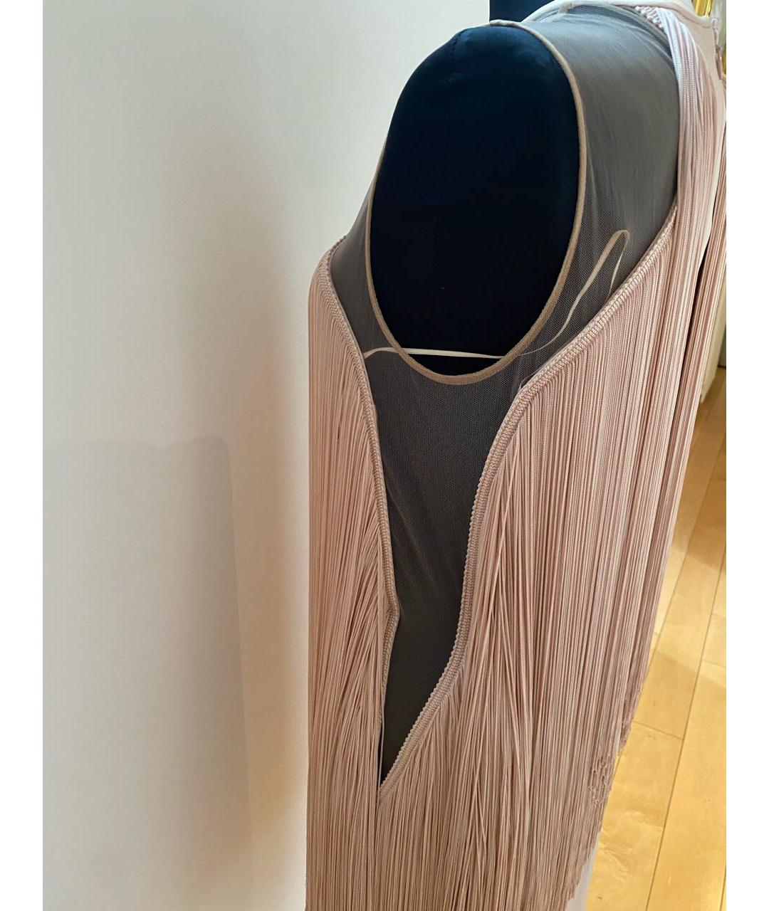 STELLA MCCARTNEY Розовое хлопко-эластановое вечернее платье, фото 5