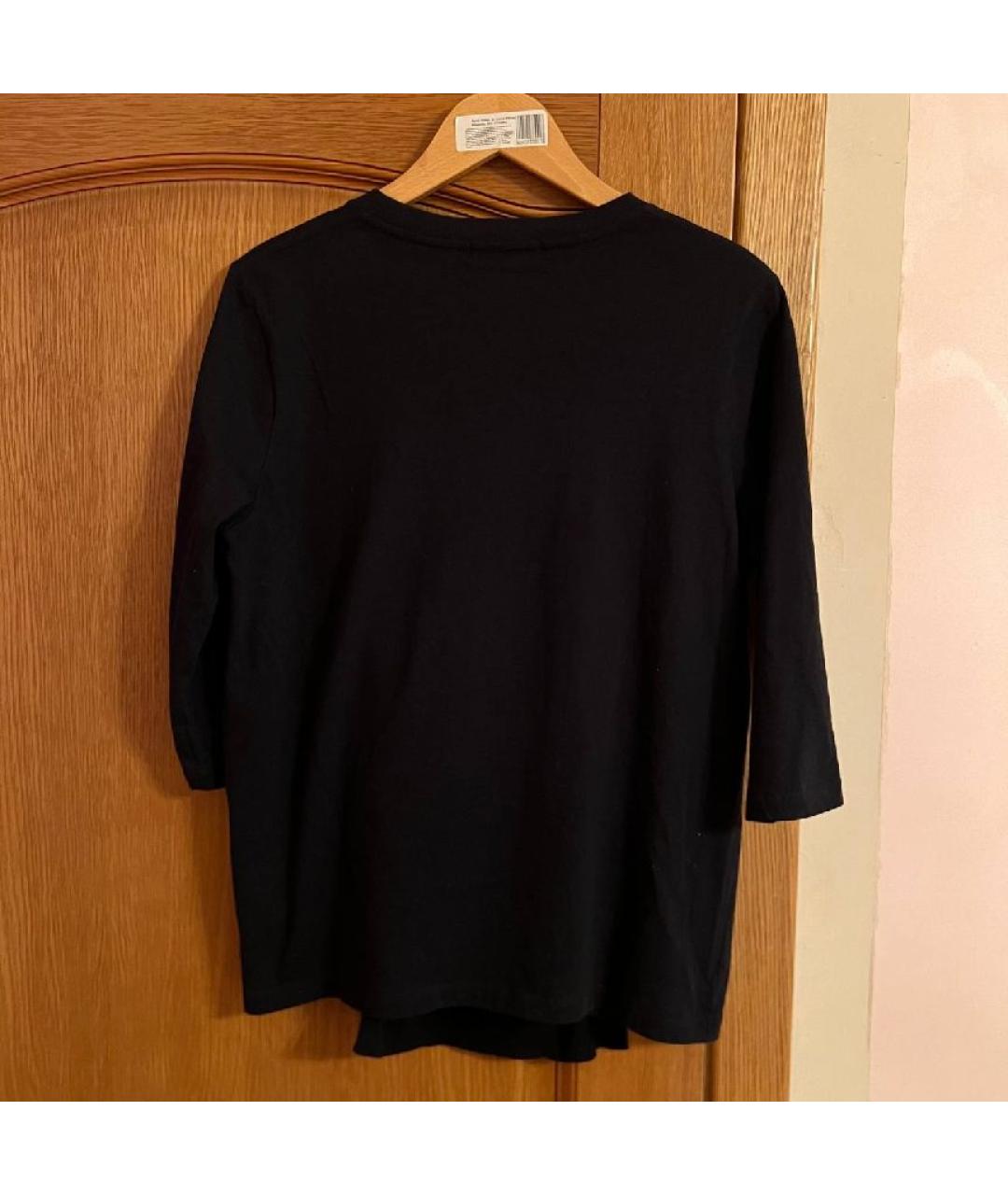 YOHJI YAMAMOTO Черный хлопковый джемпер / свитер, фото 2