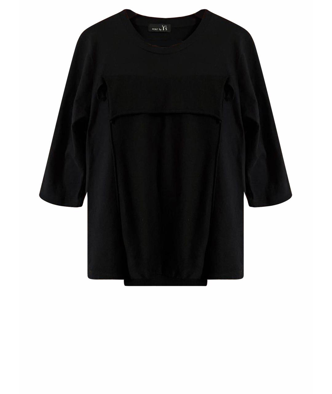 YOHJI YAMAMOTO Черный хлопковый джемпер / свитер, фото 1