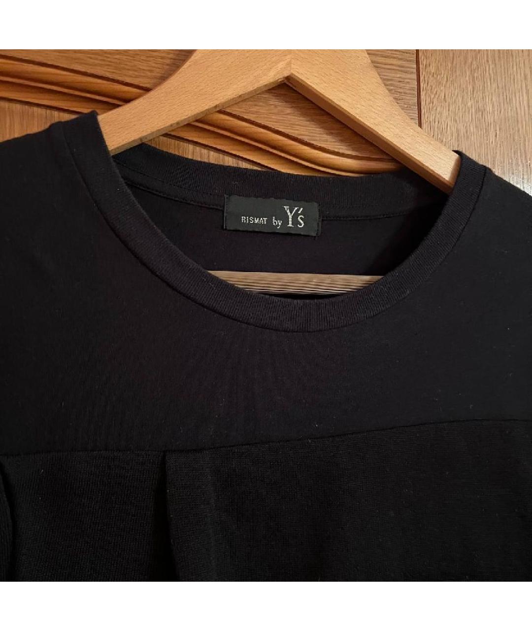 YOHJI YAMAMOTO Черный хлопковый джемпер / свитер, фото 5