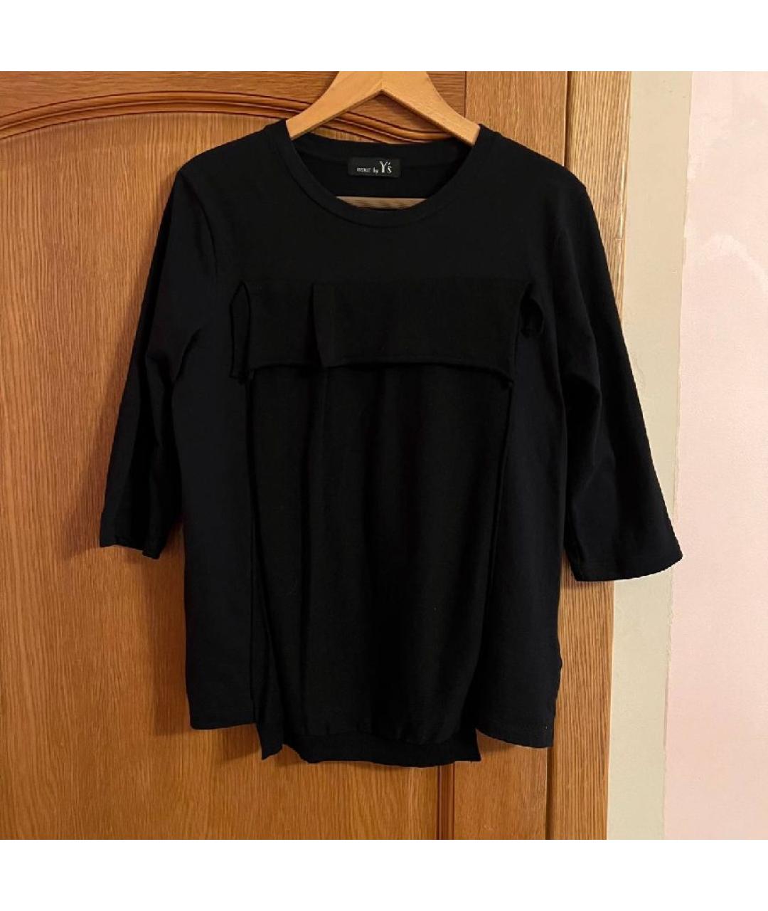 YOHJI YAMAMOTO Черный хлопковый джемпер / свитер, фото 8