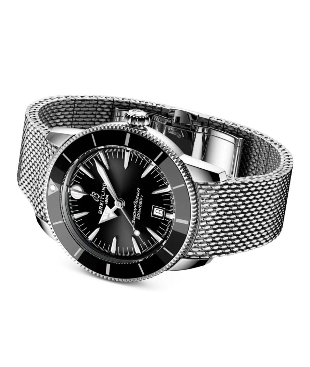 BREITLING SUPEROCEAN Серебряные металлические часы, фото 3