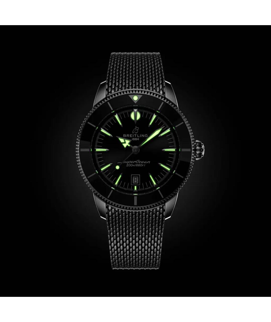 BREITLING SUPEROCEAN Серебряные металлические часы, фото 5