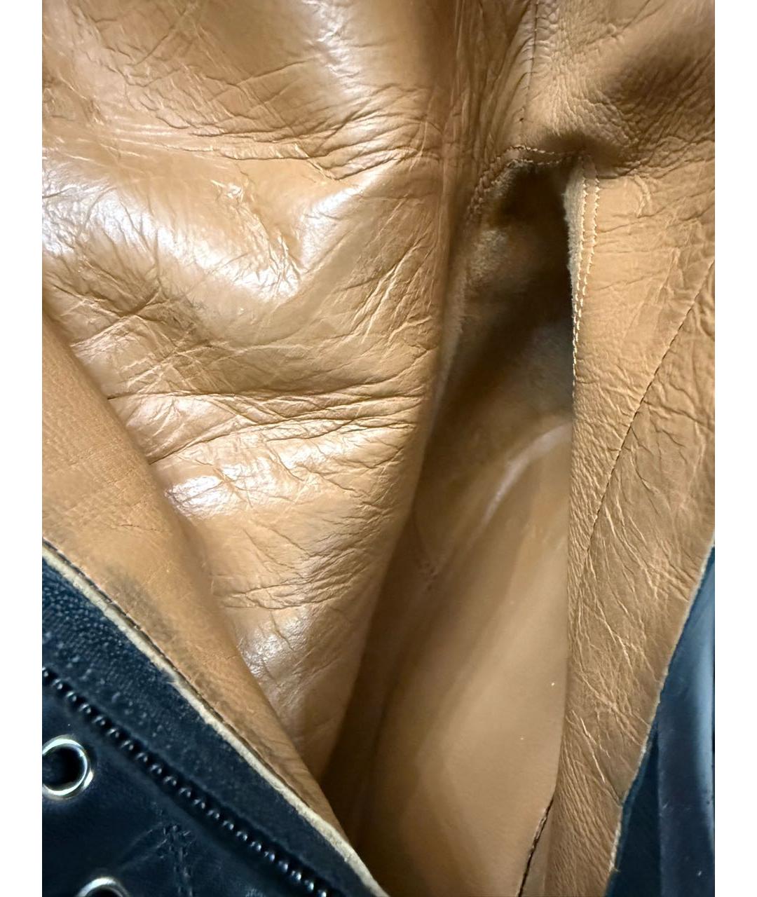 GIVENCHY Черные кожаные сапоги, фото 7