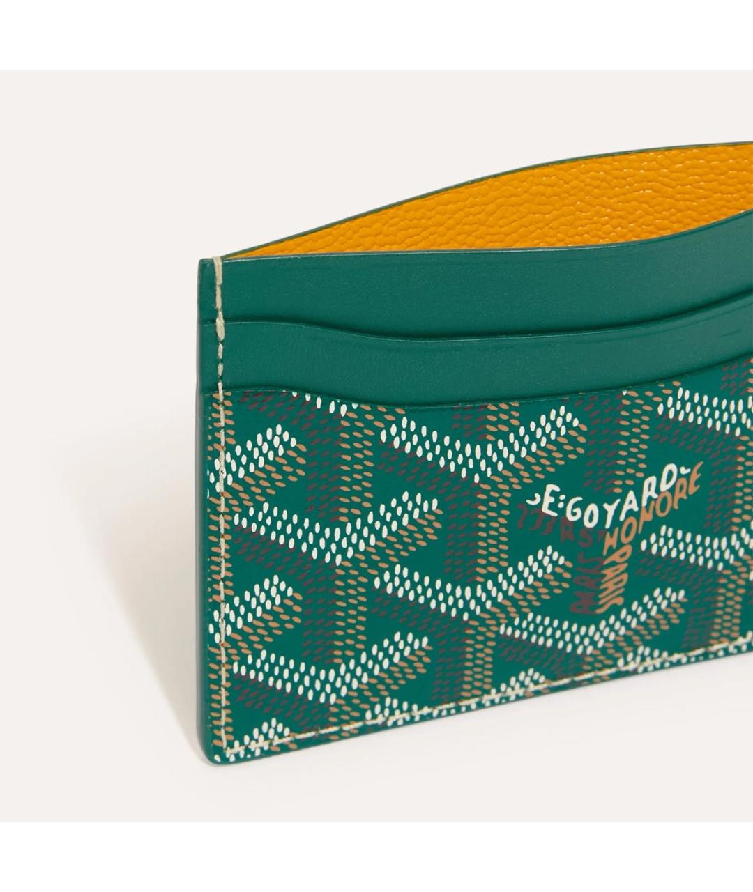 GOYARD Зеленый кардхолдер, фото 2