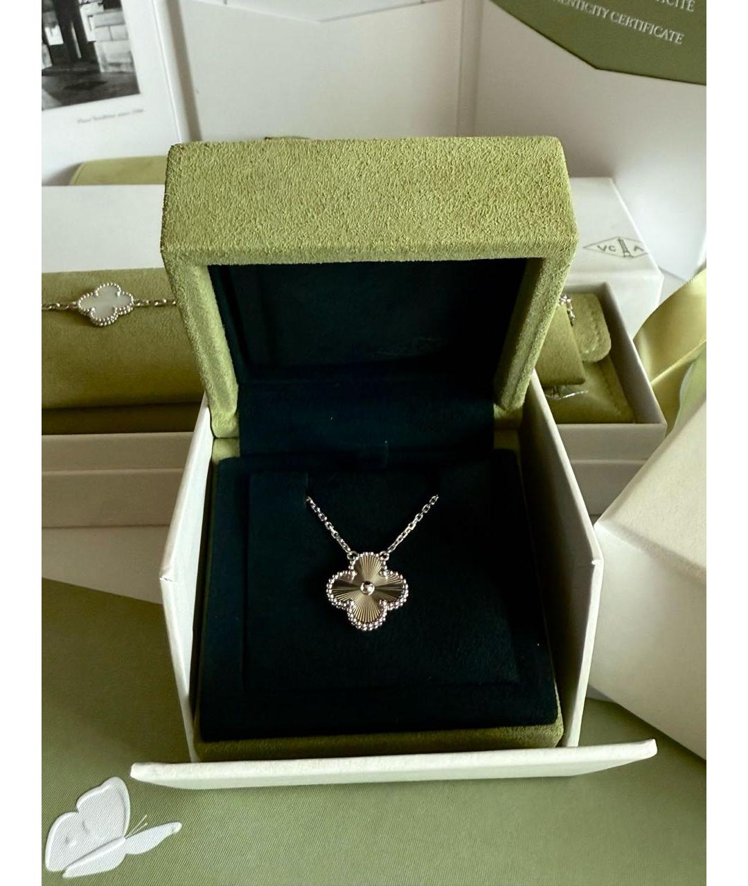 VAN CLEEF & ARPELS Серебряная подвеска из белого золота, фото 2