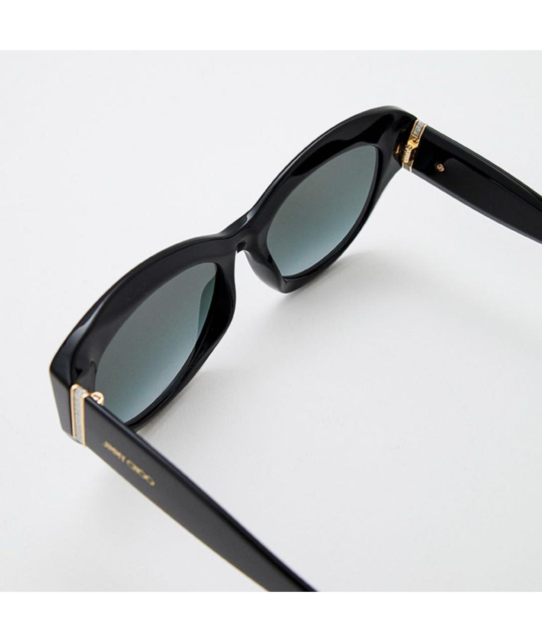 JIMMY CHOO Черные пластиковые солнцезащитные очки, фото 6