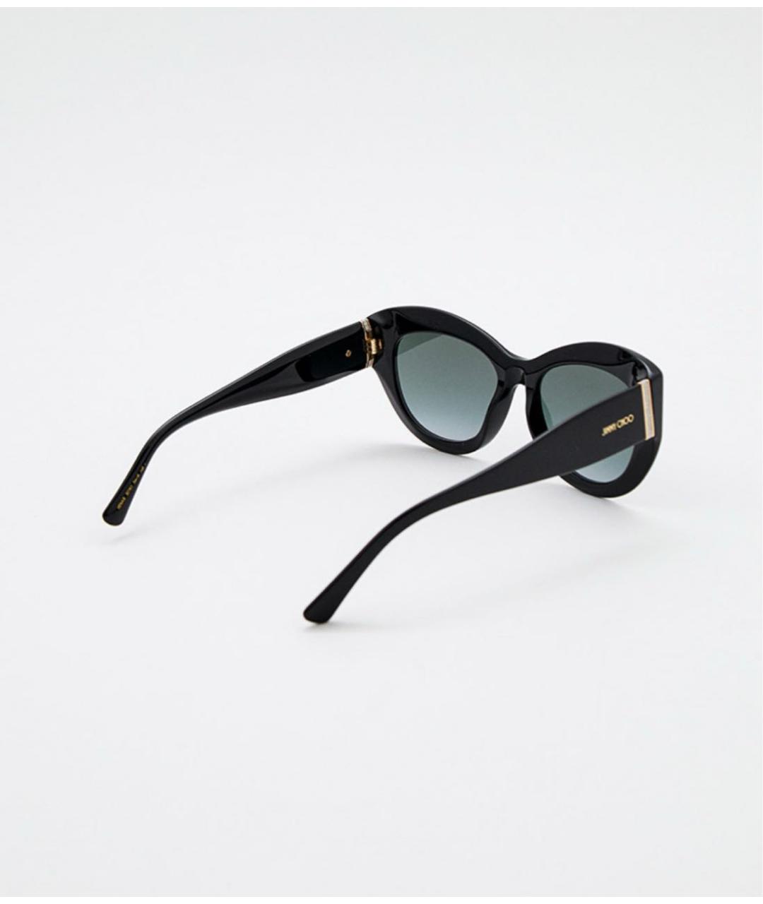 JIMMY CHOO Черные пластиковые солнцезащитные очки, фото 7