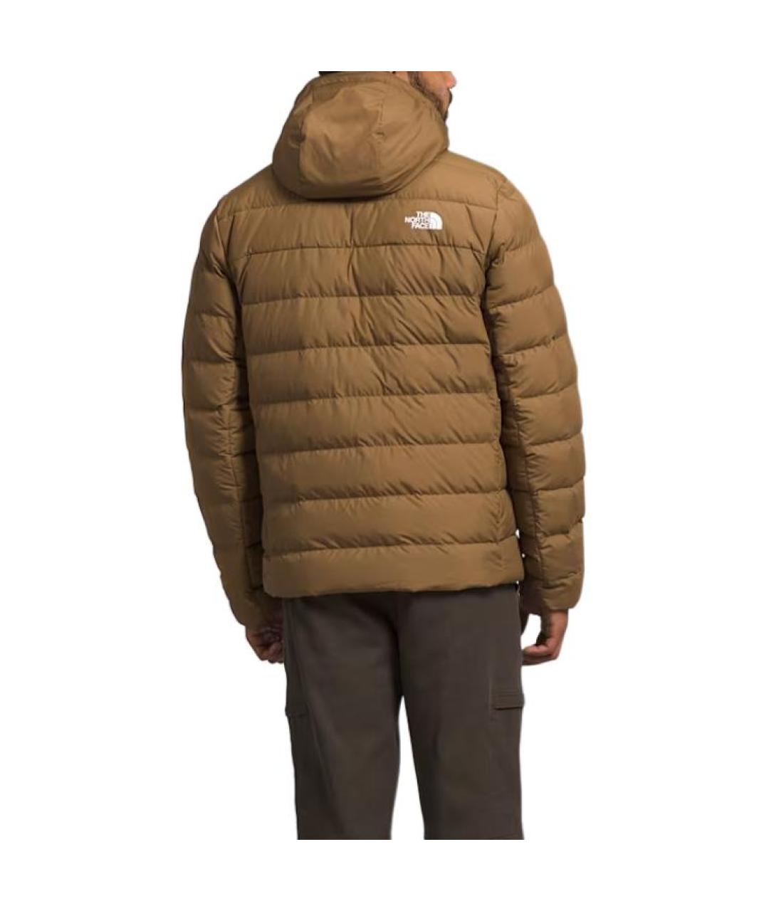 THE NORTH FACE Коричневый пуховик, фото 2