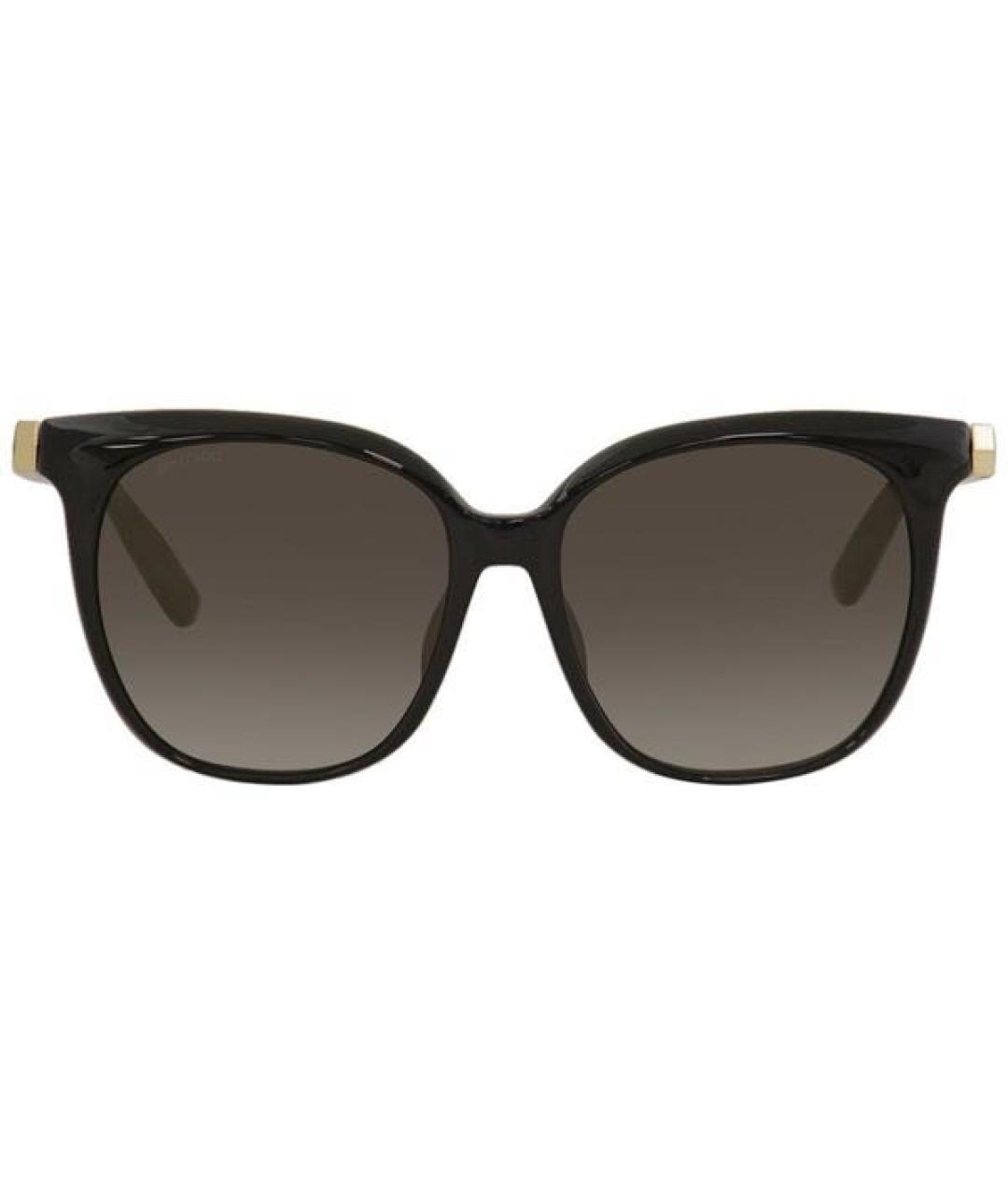 JIMMY CHOO Черные пластиковые солнцезащитные очки, фото 3