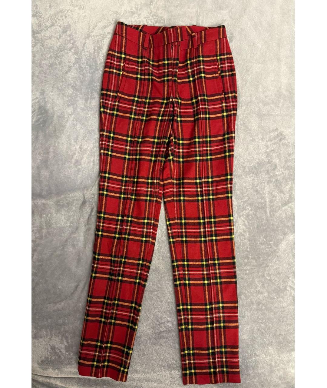 ERMANNO SCERVINO Красный шерстяной костюм с брюками, фото 2