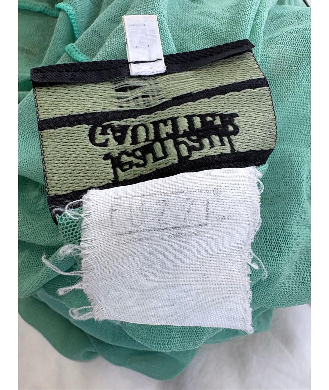 JEAN PAUL GAULTIER Зеленые полиамидовое вечернее платье, фото 4