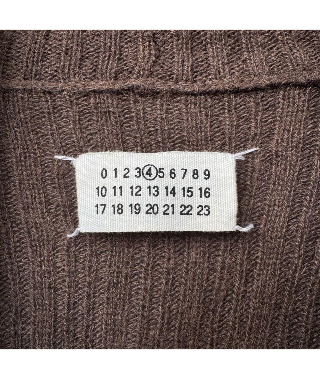 MAISON MARGIELA Зеленый шерстяной джемпер / свитер, фото 5