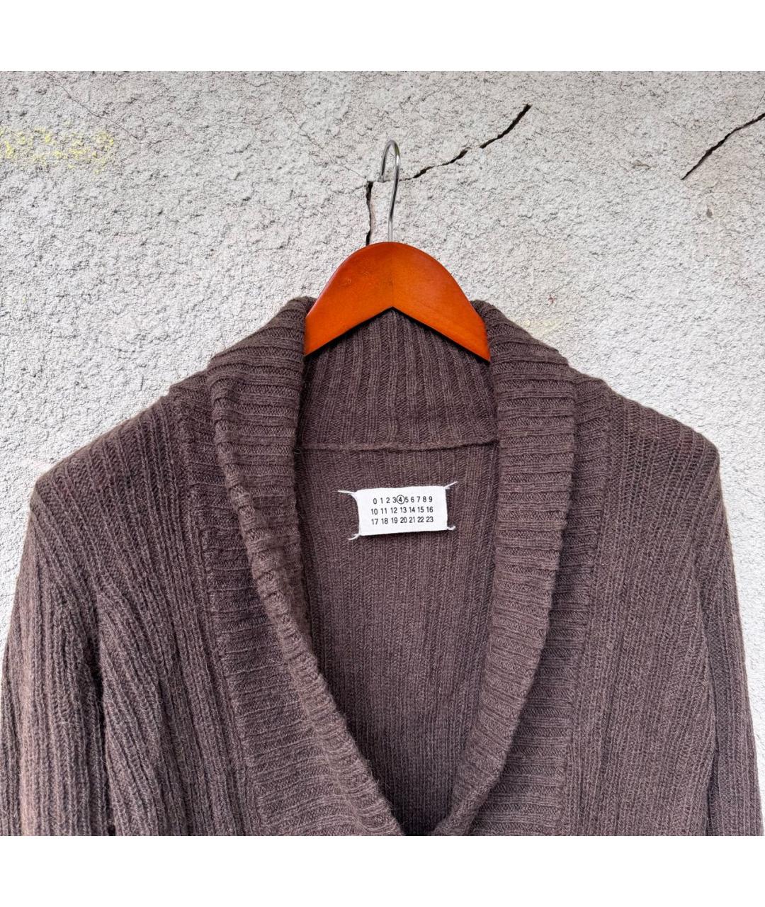 MAISON MARGIELA Зеленый шерстяной джемпер / свитер, фото 3