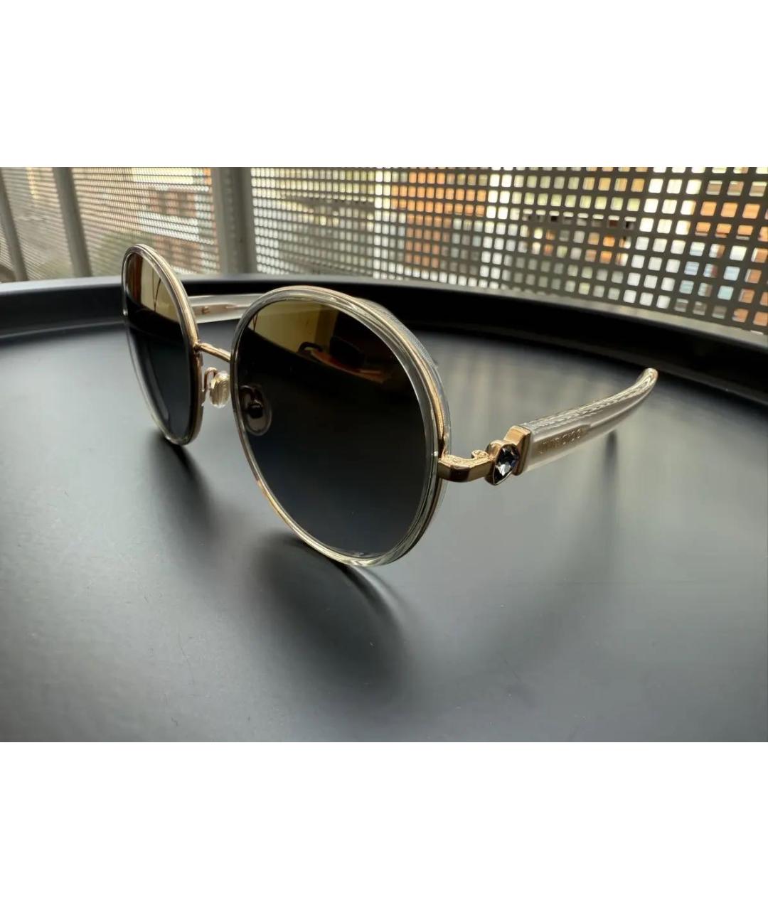 JIMMY CHOO Серые пластиковые солнцезащитные очки, фото 2