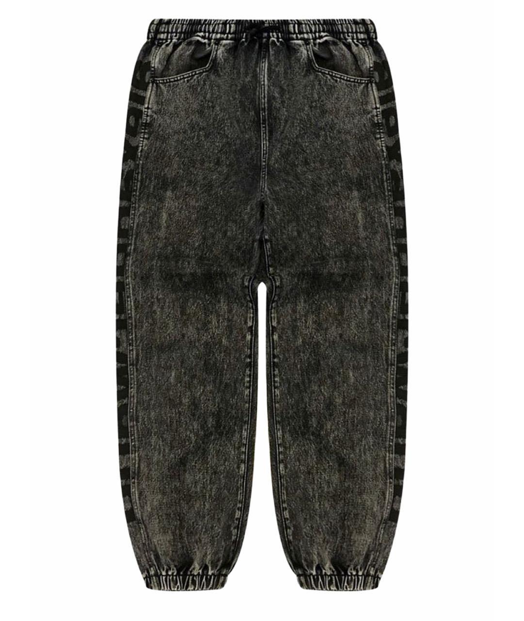 ALEXANDER WANG Серые хлопковые прямые джинсы, фото 9