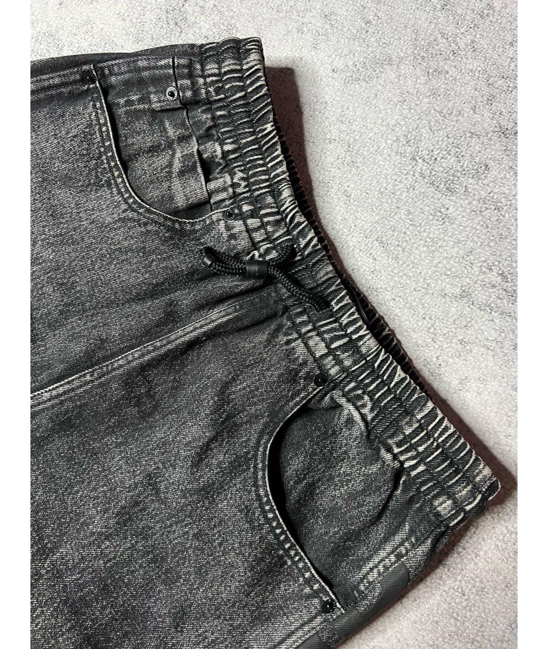 ALEXANDER WANG Серые хлопковые прямые джинсы, фото 6