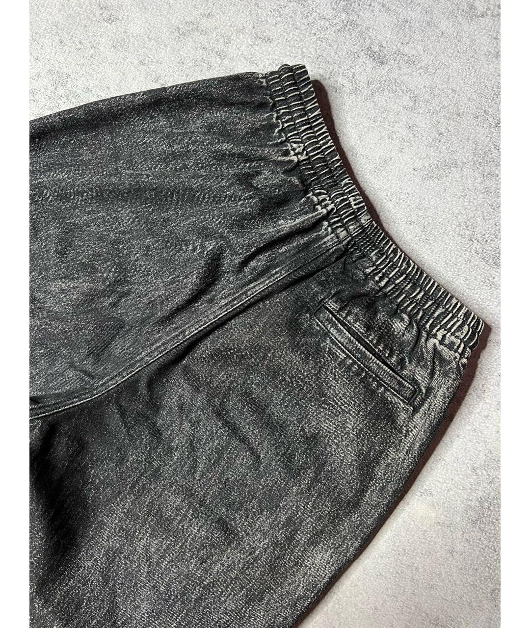 ALEXANDER WANG Серые хлопковые прямые джинсы, фото 7