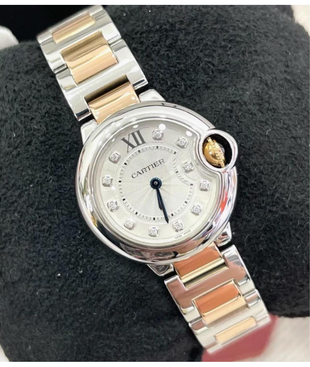 CARTIER Белые часы, фото 2