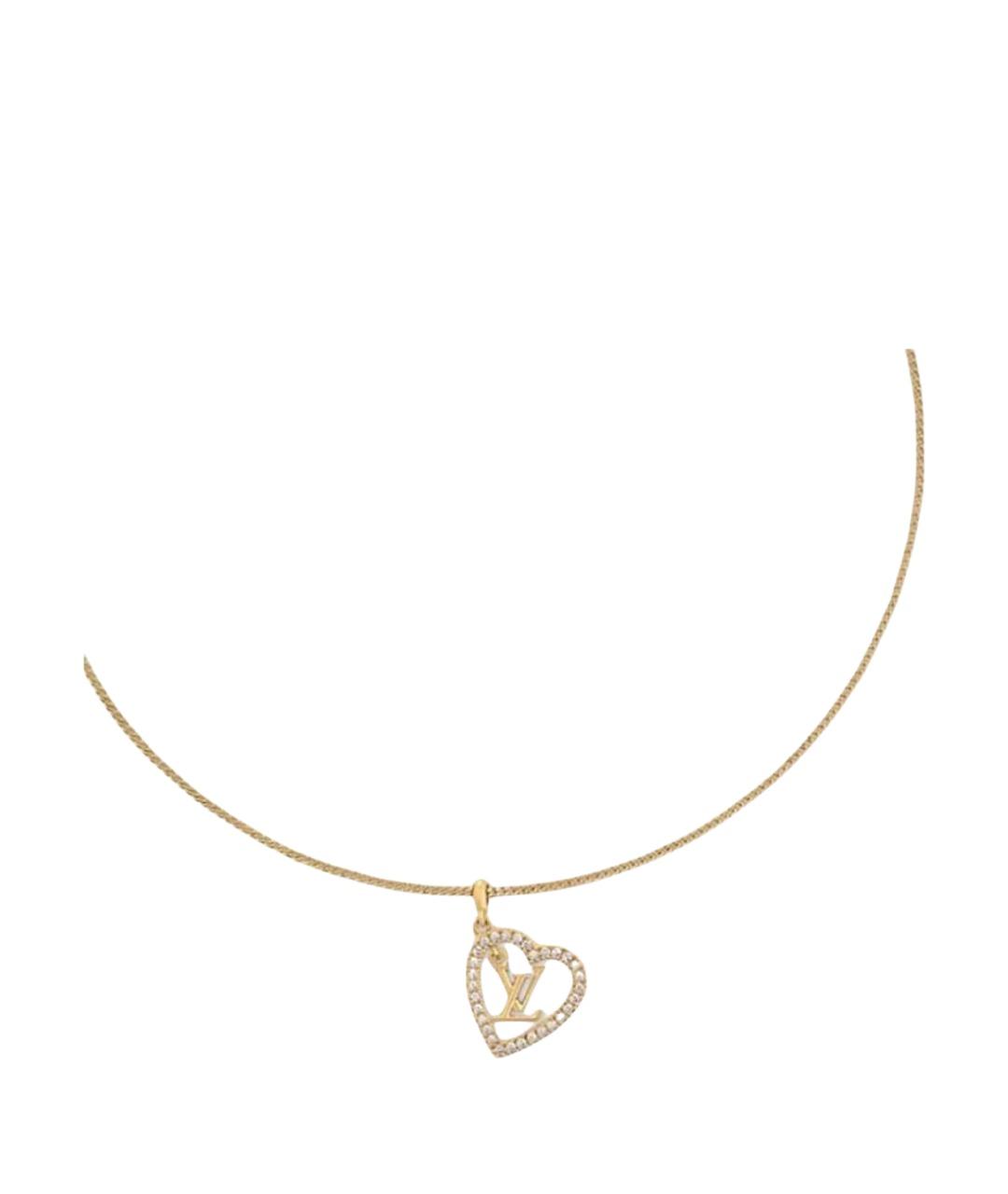 LOUIS VUITTON Золотой кулон, фото 1