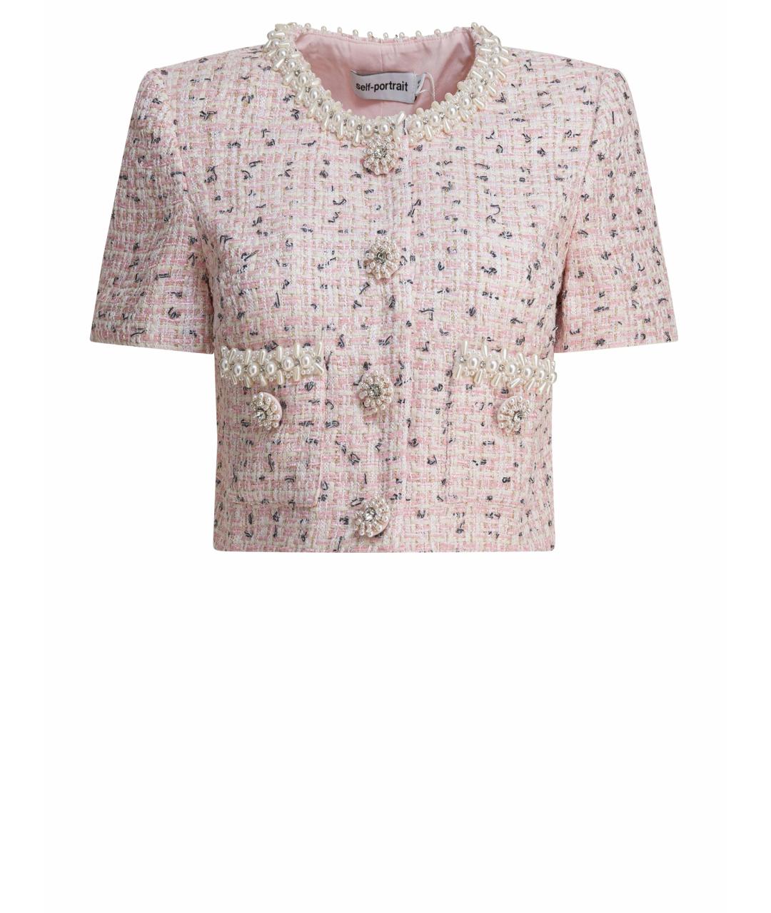 SELF-PORTRAIT Розовый жакет/пиджак, фото 1