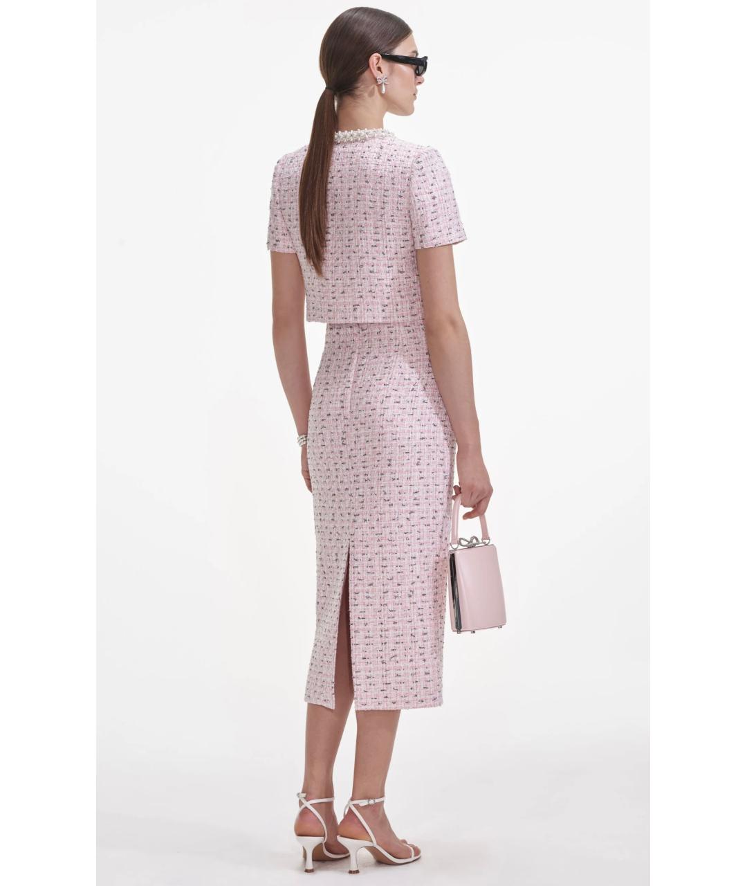 SELF-PORTRAIT Розовый жакет/пиджак, фото 4