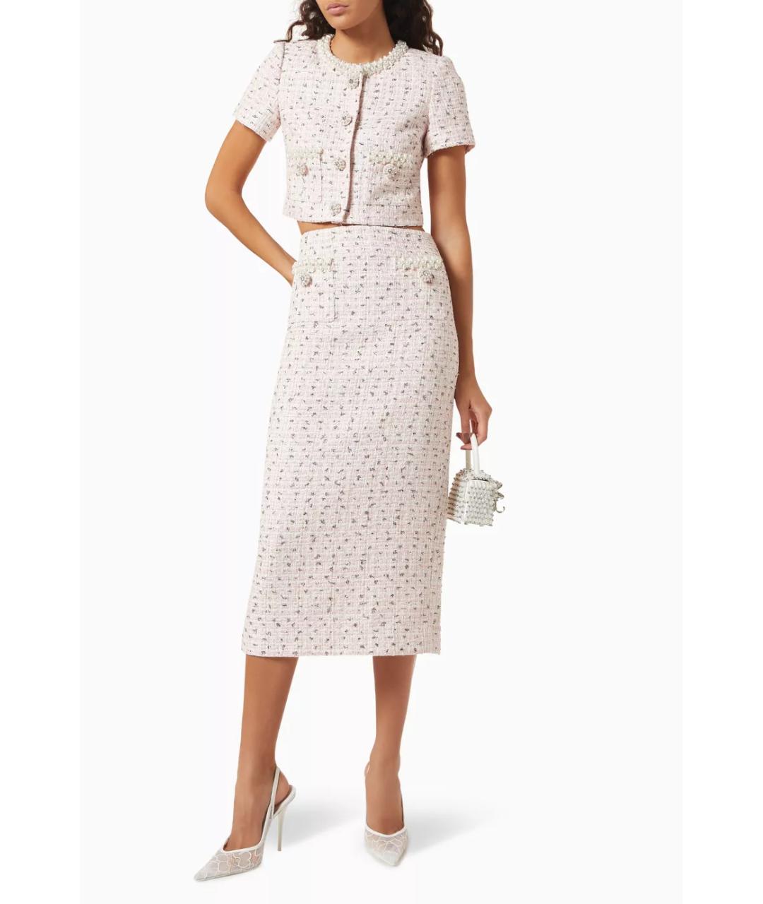 SELF-PORTRAIT Розовый жакет/пиджак, фото 5