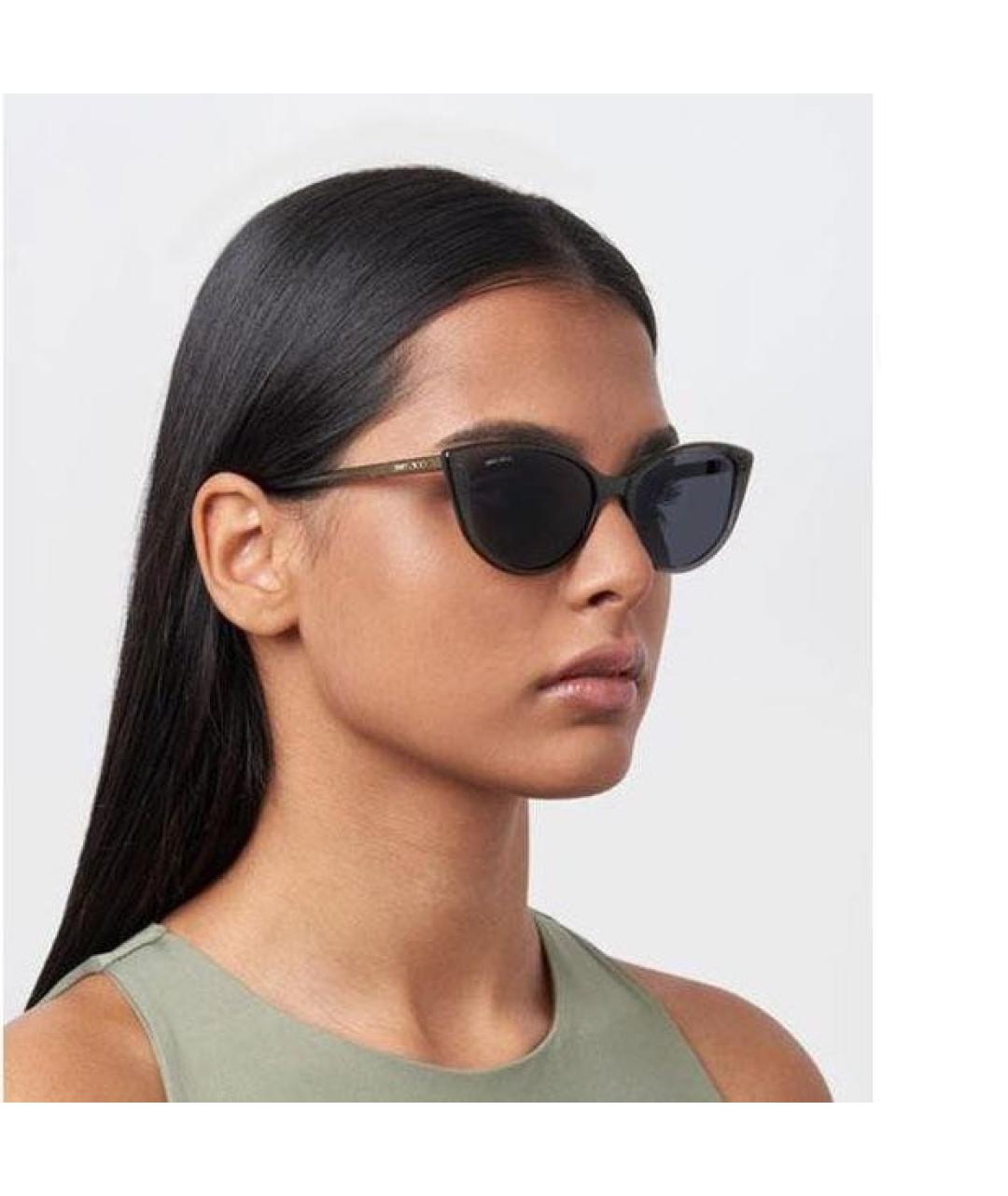 JIMMY CHOO Серые пластиковые солнцезащитные очки, фото 2