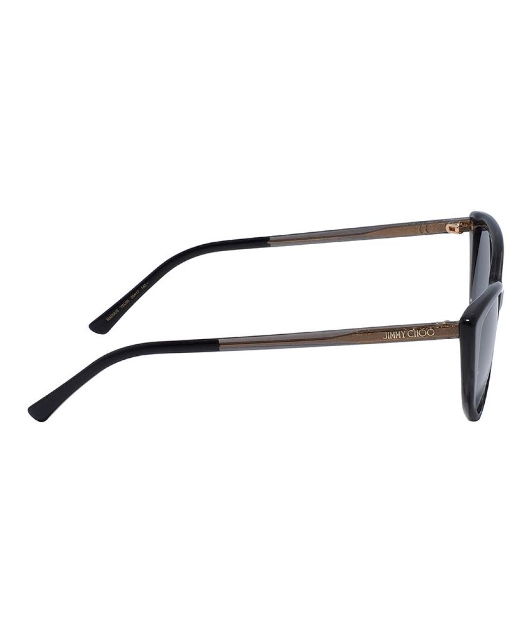JIMMY CHOO Серые пластиковые солнцезащитные очки, фото 3