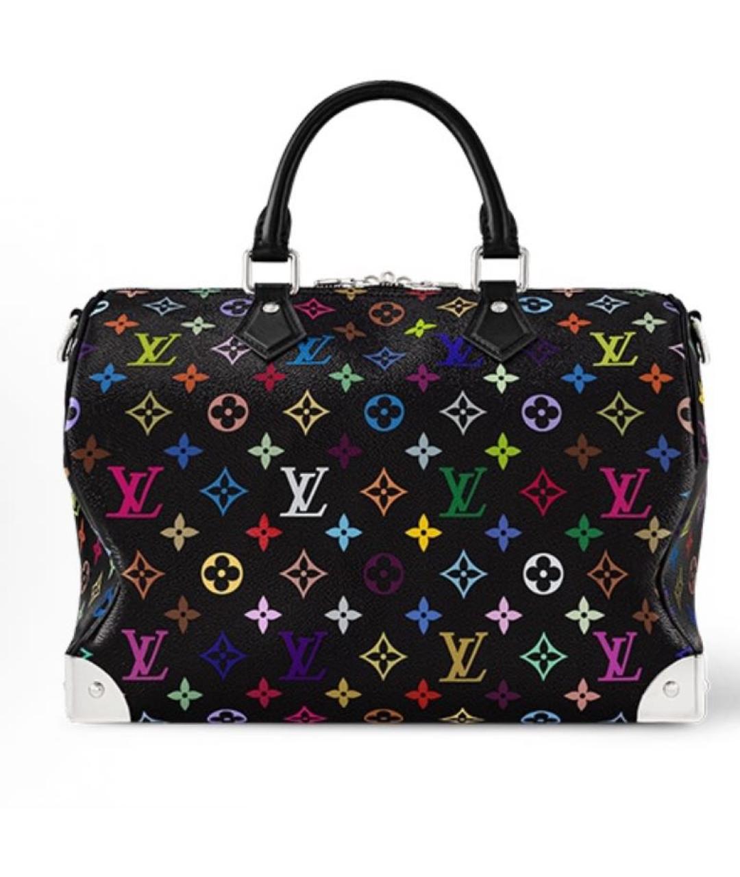 LOUIS VUITTON Черная дорожная/спортивная сумка, фото 3