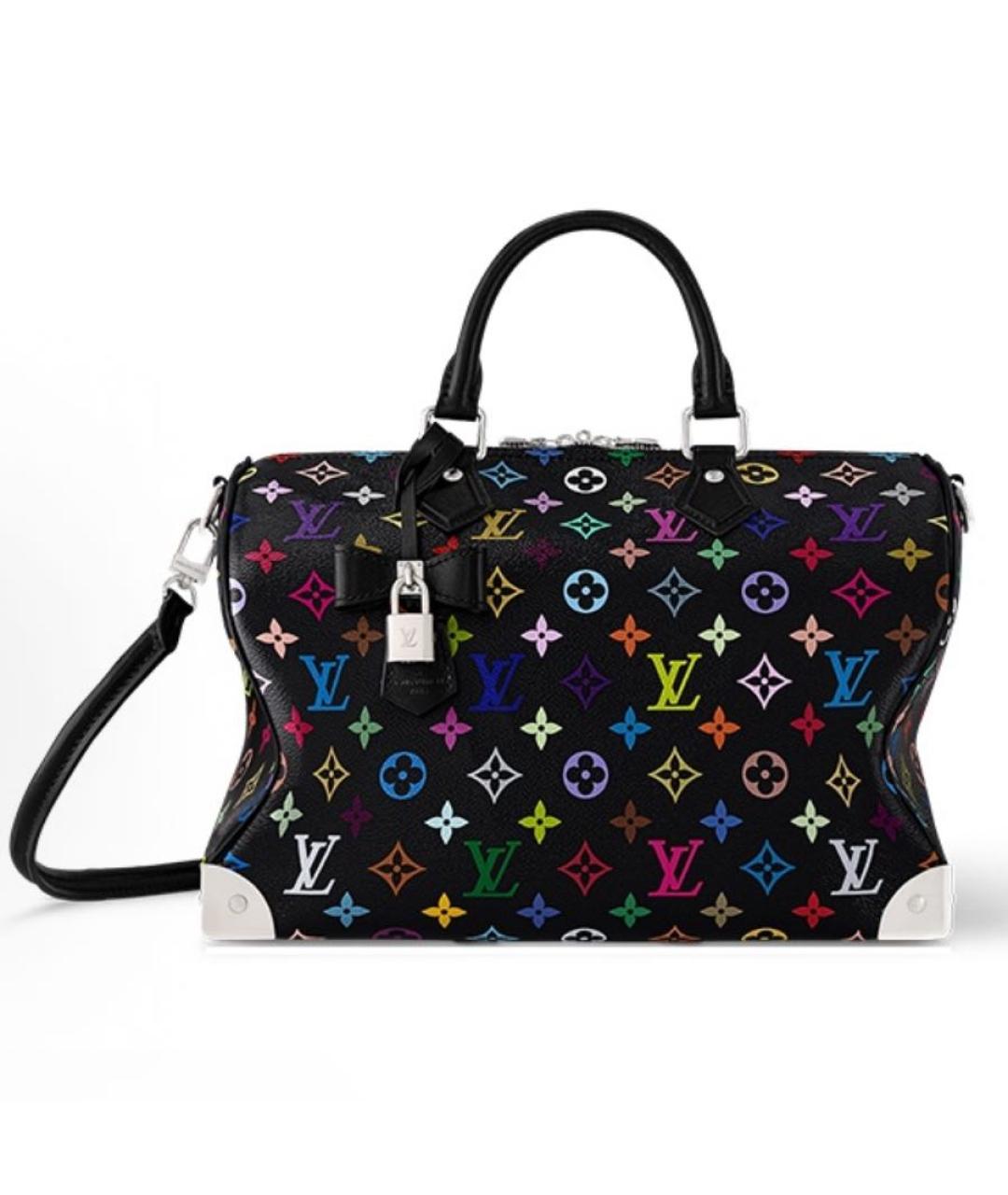 LOUIS VUITTON Черная дорожная/спортивная сумка, фото 4