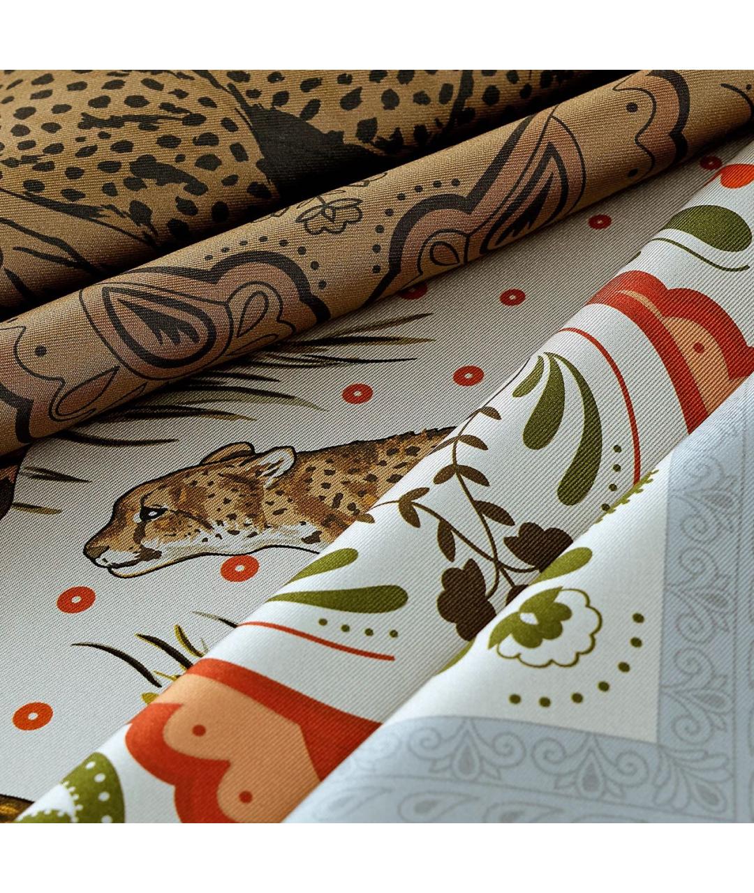 HERMES Коричневый шелковый платок, фото 4