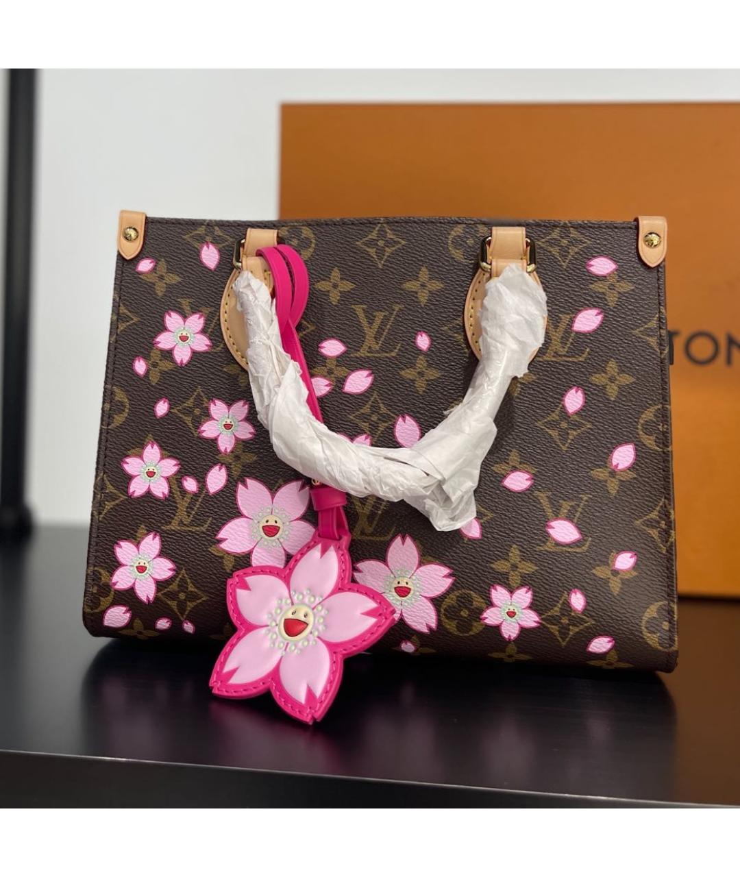 LOUIS VUITTON Коричневая сумка с короткими ручками, фото 2