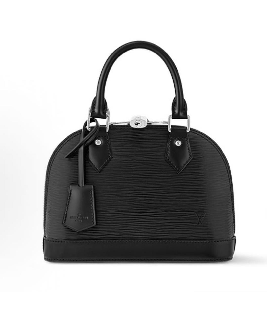 LOUIS VUITTON Черная сумка с короткими ручками, фото 4