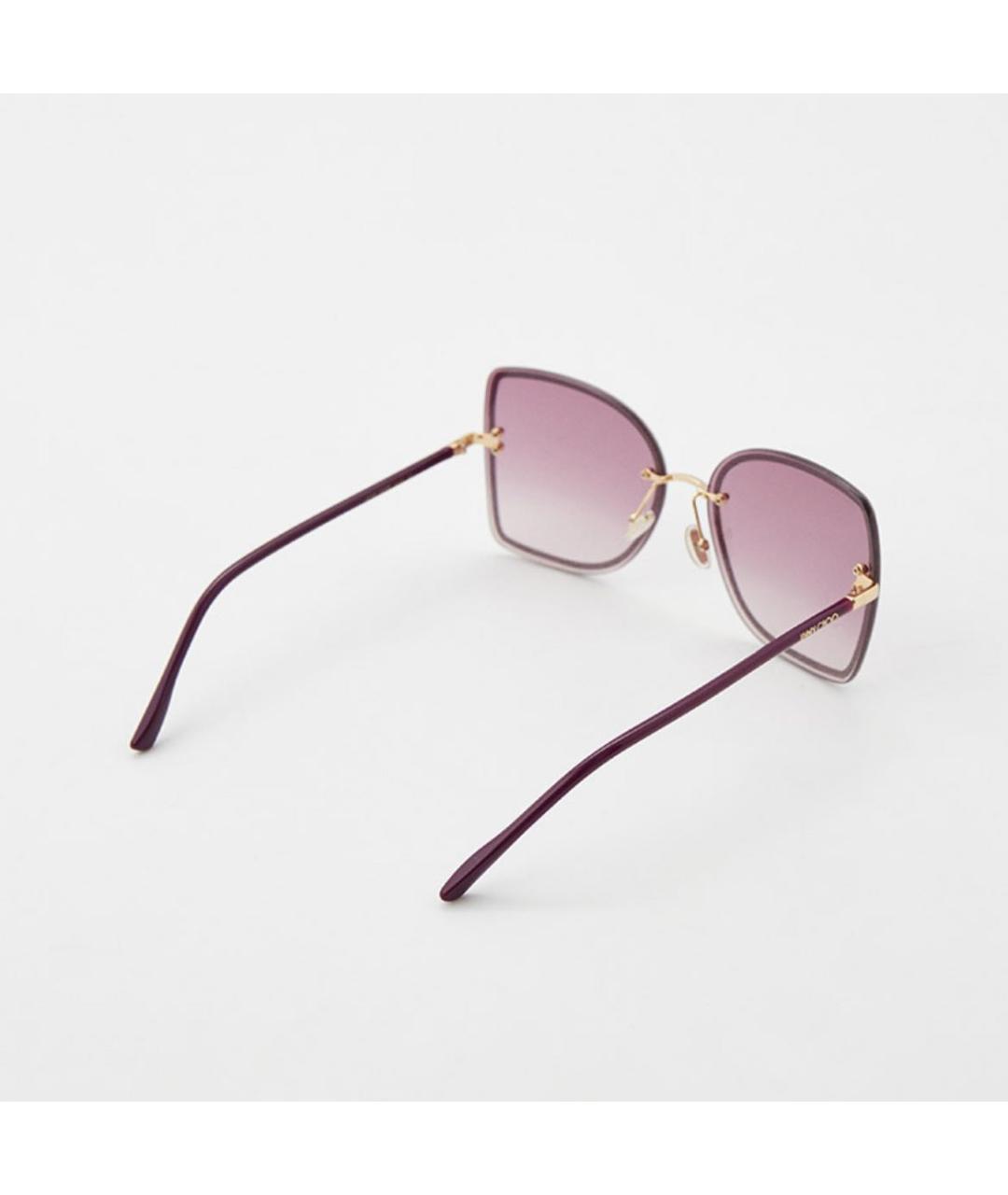 JIMMY CHOO Фиолетовые пластиковые солнцезащитные очки, фото 3
