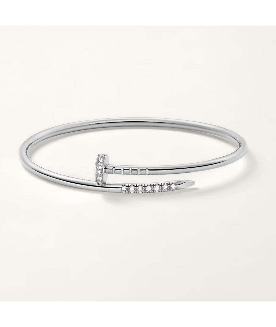 CARTIER Белый браслет из белого золота, фото 2