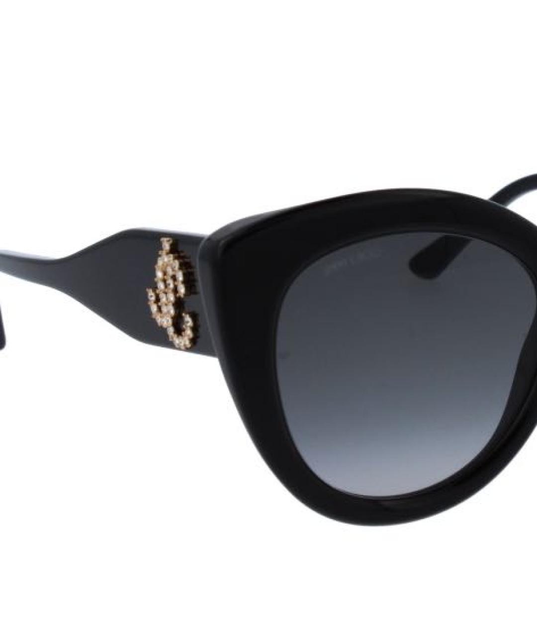 JIMMY CHOO Черные пластиковые солнцезащитные очки, фото 5