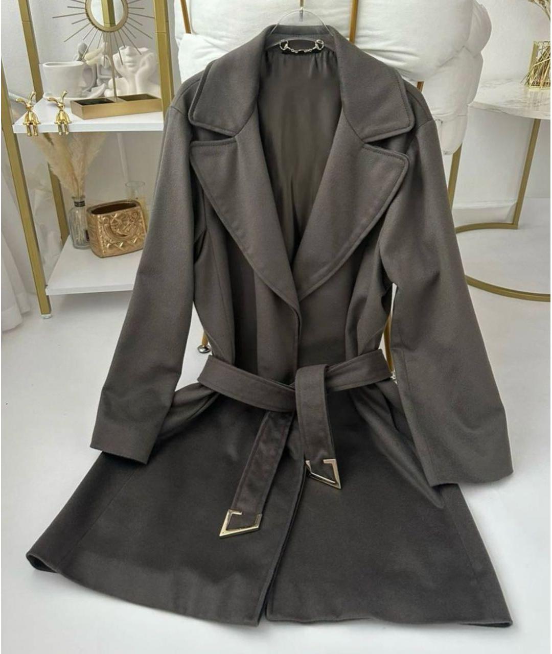 GUCCI Серое шерстяное пальто, фото 9